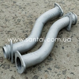 250-1203010-01, Труба приёмная правая КрАЗ, запчасти КрАЗ