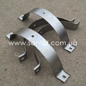 250-1203043-10, 250-1203043 Хомут глушителя КрАЗ, запчасти КрАЗ