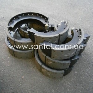 260-3501090, 260-3501095, Колодка тормоза переднего с накладками краз в сборе, запчасти КрАЗ