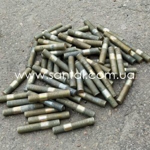 348841-П29, 348841, Шпилька М10х1 фланца резьбового КрАЗ, запчасти КрАЗ