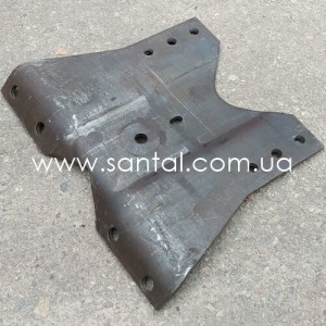 Кронштейн поперечины №2 рамы нижний 65055-2801106